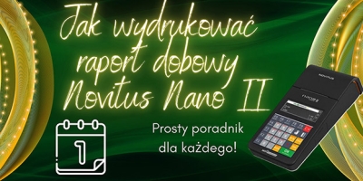 Novitus Nano II - Raport dobowy jak zrobić