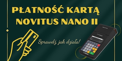 Novitus Nano II - płatność kartą